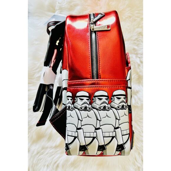 *NEW LE* Loungefly Star Wars: Dark Side Mini Backpack by Alex Riegert-Waters - Picture 4 of 5